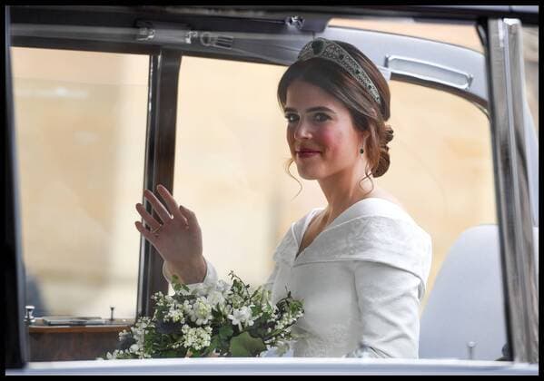 Entertainment Bilder der Woche KW41 Entertainment Bilder des Tages . 12 10 2018. Windsor, United Kingdom. Princess of Eugenie of York and Mr Jack Brooksbank Wedding. Members of the Royal Family and Guest arrive at Windsor Castle for The wedding of Her Royal Highness Princess of Eugenie of York and Mr Jack Brooksbank.  xAndrewxParsonsx xi-Imagesx IIM-18630-0107