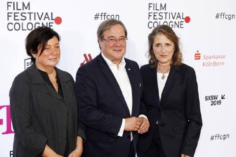 Martina Richter Armin Laschet and Petra Müller at the Film Festival Cologne Awards 2018 at the 28th Film Festival Cologne in the Filmpalast Cologne 12 10 2018 Foto:xC.xHardtx xFuturexImage