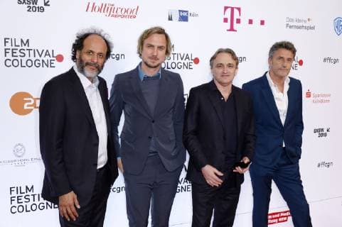 Luca Guadagnino Lars Eidinger Chris Martin and Pawel Pawlikowski at the Film Festival Cologne Awards 2018 at the 28th Film Festival Cologne in the Filmpalast Cologne 12 10 2018 Foto:xC.xHardtx xFuturexImage