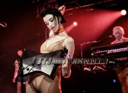October 5, 2018 - Austin, Texas, U.S - ST. VINCENT performs live at StubbÃ¢â‚¬â ¢s Waller Creek Amphitheater in Austin, Texas for her Austin City Limits Festival Late Night Show. Austin U.S. - ZUMAa180 20181005_zap_a180_001 Copyright: xAliciaxArmijox