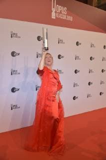 Diana Damrau Singer of the Year Prize winner for the 1 OPUS CLASSIK AWARD at the Konzerthaus am GendarmenMarkt in Berlin on 14 10 2018