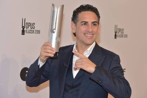1 Opus Klassik Award Juan Diego Fl-rez Opera Singer Singer of the Year Prize winner for the 1 OPUS KLASSIK AWARD at the Konzerthaus am GendarmenMarkt in Berlin on 14 10 2018
