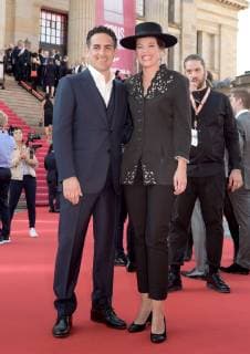 14 10 2018 xlakx Music Pop Opus Klassik 2018 Berlin emporer Juan Diego Flores and the Swiss opera singer Regula Mühlemann at the presentation of the Opus Klassik 2018 at the Konzerthaus Berlin Berlin 14 10 2017 Music Pop Opus Klassik 2018 Berlin