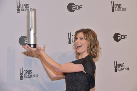 Lisa Batiashvili Violinist Concert tutoring Prize winner for the 1 OPUS KLASSIK AWARD at the Konzerthaus am GendarmenMarkt in Berlin on 14 10 2018