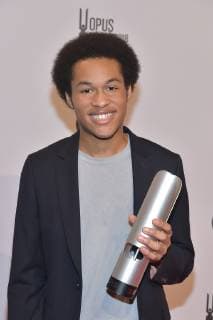 Sheku Kanneh Mason up-and-coming artist Cello Prize winner for the 1 OPUS KLASSIK AWARD at the Konzerthaus am GendarmenMarkt in Berlin on 14 10 2018
