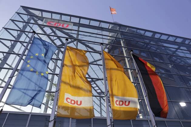 Germany Berlin Konrad Adenauer House CDU Federal Office Election evening for the state election in Bavaria 14 10 2018