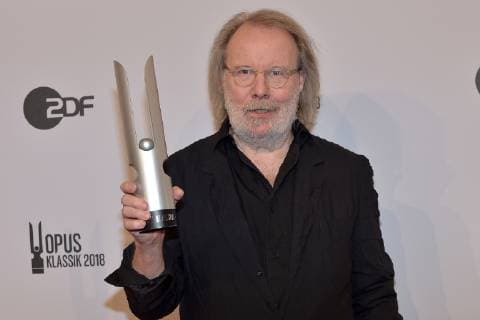 Goeran Bror Benny Andersson Cadence Klassik ohne Grenzen Prize winner for the 1 OPUS KLASSIK AWARD at the Konzerthaus am GendarmenMarkt in Berlin on 14 10 2018