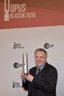 1 Opus Klassik Award Hinrich Alpers Pianist Kuss Quartet Prize winner for the 1 OPUS KLASSIK AWARD at the Konzerthaus am GendarmenMarkt in Berlin on 14 10 2018
