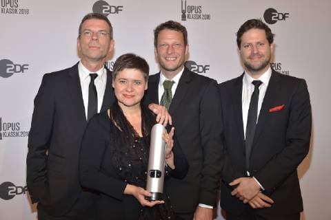 PŽter Barczi Capricornus Consort Basel Eva Borhi Capricornus Consort Basel and guests Prize winner for the 1 OPUS CLASSIC AWARD at the Konzerthaus am GendarmenMarkt in Berlin on 14 10 2018