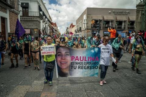 October 14, 2018 - Mexico City, Mexico - Women protest in Mexico City, Mexico, on October 14, 2018 against the femicides, disappearance of women and in favor or abortion. Mexico City Mexico  - ZUMAn230 20181014_zaa_n230_870 Copyright: xJairxCabrerax