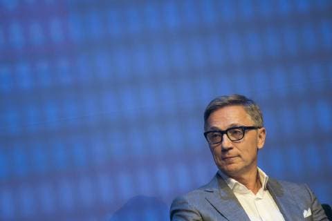 Artexis Group CEO Eric Everard pictured during the award ceremony for the the Entreprise de l annee (French-speaking company of the year), Monday 15 October 2018, in Brussels.  JASPERxJACOBS 05448646