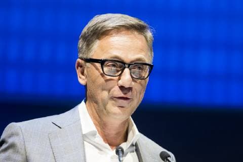 Artexis Group CEO Eric Everard pictured during the award ceremony for the the Entreprise de l annee (French-speaking company of the year), Monday 15 October 2018, in Brussels.  JASPERxJACOBS 05448611