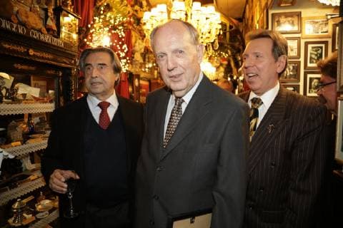 15 10 2018 Marchfelderhof Deutsch Wagram Awarding of the Golden Johann Strauss 2018 World Premiere of the Vienna Philharmonic March Maestro Riccardo Muti Werner Resel Peter Widholz Johann Strauss Society Awarding of the Golden Johann Strauß 2018