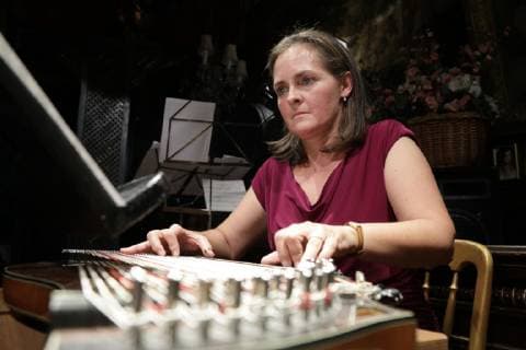 15 10 2018 Marchfelderhof German Wagram Presentation of the Golden Johann Strauß 2018 World premiere of the Vienna Philharmonic March in the picture Barbara Laister Ebner Awarded the Golden Johann Strauß 2018