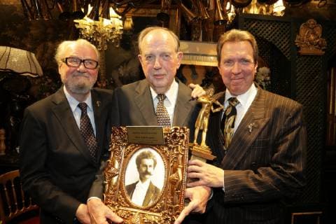 15 10 2018 Marchfelderhof German Wagram Awarding of the Golden Johann Strauss 2018 World Premiere of the Vienna Philharmonic March in the Picture Kurt Rydl Werner Resel Peter Widholz Johann Strauss Society Awarding of the Golden Johann Strauß 2018