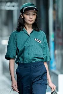 A model displays a new creation at the fashion show of YOUWEI during the Shanghai Fashion Week Spring Summer 2019 in Shanghai, China, 17 October 2018. YOUWEI show at 2019 Spring Summer Shanghai Fashion Week  pbu886139_24