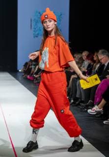 Tallinn Fashion Week 2018, October 17-20. Estonian Fashion Design Award Golden Needle won Kristel Kuslapuu collection. Tallinn Estonia Kultuurikatel  Copyright: xKarlixSaul SCANPIXx