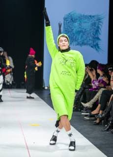 Tallinn Fashion Week 2018, October 17-20. Estonian Fashion Design Award Golden Needle won Kristel Kuslapuu collection. Tallinn Estonia Kultuurikatel  Copyright: xKarlixSaul SCANPIXx