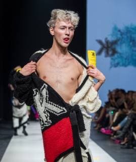 Tallinn Fashion Week 2018, October 17-20. Estonian Fashion Design Award Golden Needle won Kristel Kuslapuu collection. Tallinn Estonia Kultuurikatel  Copyright: xKarlixSaul SCANPIXx
