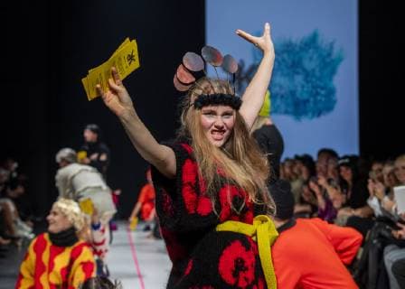 Tallinn Fashion Week 2018, October 17-20. Estonian Fashion Design Award Golden Needle won Kristel Kuslapuu collection. Tallinn Estonia Kultuurikatel  Copyright: xKarlixSaul SCANPIXx