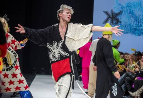 Tallinn Fashion Week 2018, October 17-20. Estonian Fashion Design Award Golden Needle won Kristel Kuslapuu collection. Tallinn Estonia Kultuurikatel  Copyright: xKarlixSaul SCANPIXx