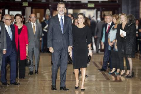 DAVID S BUSTAMANTE 18 10 2018 OVIEDO PRINCIPALITY OF ASTURIAS King Felipe VI and Queen Letizia preside over the welcome concert of the Princess of Asturias Awards 2018 Spanish Kings Felipe VI and Queen Letizia during the celebration of the 27th edition of the concert of the Princess of Asturias Awards 2018 in Oviedo on Thursday 18 October 2018  Â©xDavidxS.xBustamante
