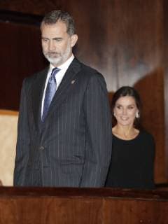 DAVID S BUSTAMANTE 18 10 2018 OVIEDO PRINCIPALITY OF ASTURIAS King Felipe VI and Queen Letizia preside over the welcome concert of the Princess of Asturias Awards 2018 Spanish Kings Felipe VI and Queen Letizia during the celebration of the 27th edition of the concert of the Princess of Asturias Awards 2018 in Oviedo on Thursday 18 October 2018  Â©xDavidxS.xBustamante