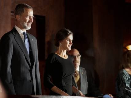 DAVID S BUSTAMANTE 18 10 2018 OVIEDO PRINCIPALITY OF ASTURIAS King Felipe VI and Queen Letizia preside over the welcome concert of the Princess of Asturias Awards 2018 Spanish Kings Felipe VI and Queen Letizia during the celebration of the 27th edition of the concert of the Princess of Asturias Awards 2018 in Oviedo on Thursday 18 October 2018  Â©xDavidxS.xBustamante