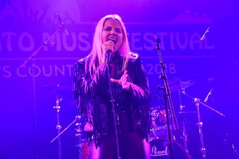 Laura van den Elzen live at the 1 Potato Music Festival in the Technikum München 20 10 2018 Foto:xP.xSchönbergerx xFuturexImage