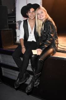 Mark Hoffmann and Laura van den Elzen live at the 1 Potato Music Festival in the Technikum München 20 10 2018 Foto:xP.xSchönbergerx xFuturexImage