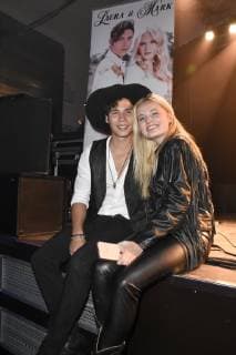 Mark Hoffmann and Laura van den Elzen live at the 1 Potato Music Festival in the Technikum München 20 10 2018 Foto:xP.xSchönbergerx xFuturexImage