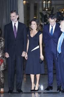 October 22, 2018 - Madrid, Madrid, Spain - King Felipe VI of Spain, Queen Letizia of Spain attended the Francisco Cerecedo journalism awards to Ruben Amon at Palace Hotel on October 22, 2018 in Madrid, Spain Madrid Spain  - ZUMAg15_ 20181022_zaf_g15_018 Copyright: xJackxAbuinx