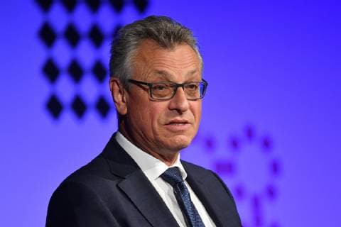 Siegfried SCHNEIDER (BLM Praesident), Einzelbild,angeschnittenes Einzelmotiv,Portraet,Portrait,Porträt. Medientage in Muenchen am 24.10.2018. *** Siegfried SCHNEIDER BLM President Single image single image portrait portrait Portrait Medientage in Muenchen am 24 10 2018