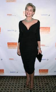 NEW YORK, NY - OCTOBER 24: Sharon Stone at the Drugs for Neglected Diseases Initiative Inaugural Making Medical History Gala at the Bowery Hotel in New York City on October 24, 2018. Copyright: xRWx