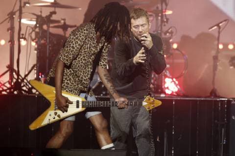 Gorillaz Konzert in Mexiko-Stadt October 25, 2018 - EUM20181025ESP01.JPG.CIUDAD DE MEXICO.- Music Musica-Gorillaz.- Concierto del grupo britanico rock alternativo Gorillaz en el Palacio de los Deportes, la noche del miercoles 24 de octubre de 2018. Foto: Agencia EL UNIVERSAL Agustin Salinas RCC.  - ZUMAu78_ 20181025_zaf_u78_004 Copyright: xAgustinxSalinasx