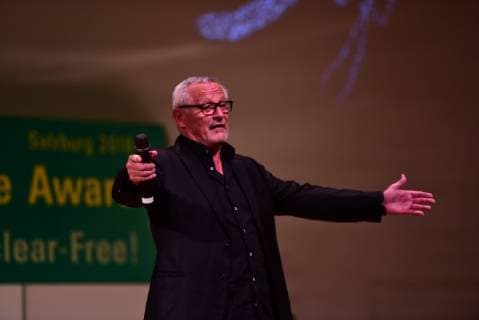Konstantin Wecker Nuclear Free Future Award 2018 Salzburg © Manfred Siebinger