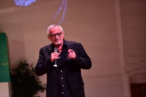 Konstantin Wecker Nuclear Free Future Award 2018 Salzburg © Manfred Siebinger