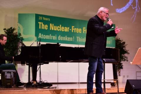 Konstantin Wecker Nuclear Free Future Award 2018 Salzburg © Manfred Siebinger