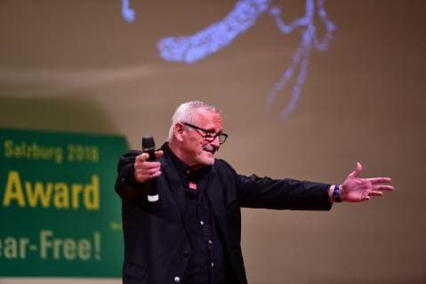 Konstantin Wecker Nuclear Free Furture Award 2018 Salzburg © Manfred Siebinger