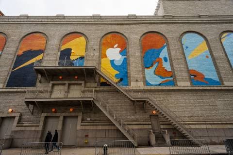 In advance of Apple product announcement event in Brooklyn in New York The Brooklyn Academy of Music in Brooklyn in New York is seen decorated on Monday, October 29, 2018 in advance of it s hosting Tuesday s Apple product announcement. Apple is expected to release updated versions of the iPad and Mac computers. It also is scheduled to release third-quarter earnings after the bell on Thursday. (  RichardxB.xLevine