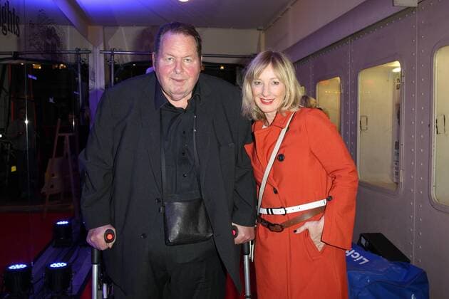 Ottfried Fischer mit Lebenspartnerin Simone Brandlmeier, Bayerischer Kabarettpreis 2018 im Münchener Lustspielhaus in Muenchen am 29.10.2018 *** Ottfried Fischer with life partner Simone Brandlmeier Bavarian Cabaret Prize 2018 at the Munich Lustspielhaus in Munich on 29 10 2018