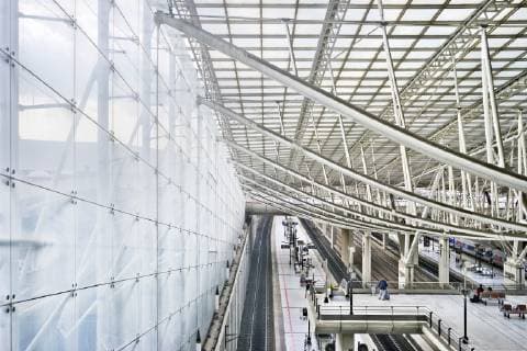 Charles de Gaulle Airport train station, Paris, France, Paris ÃŽle-de-France France Copyright: LesliexParrott PALE002322