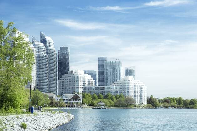 Toronto waterfront skyline, Ontario, Canada, Toronto Ontario Canada Copyright: MarkoxRadovanovic RAMA000995