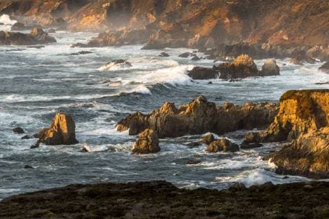 Sunset at Garrapata Beach on Big Sur coast, California, USA, Big Sur California USA Copyright: RickxSaez SARI000863