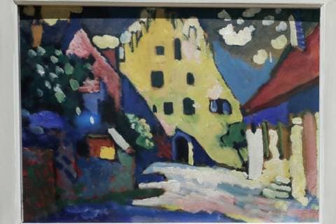 Mexiko-Stadt, Kandinsky Ausstellung October 30, 2018 - EUM20181030CUL05.JPG.CIUDAD DE MEXICO, ExhibitionExposicionKandinsky.- Alrededor de 60 obras, entre pinturas, grafica y acuarelas, que muestran los distintos periodos de Wassily Kandinsky se expondran en el Museo del Palacio de Bellas Artes desde el miercoles 31 de octubre hasta el 27 de enero de 2019. Se trata de la primera exposicion individual del artista ruso en Mexico. Foto: Agencia EL UNIVERSAL Ivan StephensRDB.  - ZUMAu78_ 20181030_zaf_u78_054 Copyright: xElxUniversalx