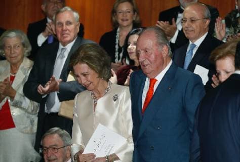 Spanish Emeritus Royal Couple Juan Carlos (C-R) and Sofia (C-L) arrive a concert offered by the orchestra of Reina Sofia Music academy on the occasion of the 80th anniversary of Queen Sofia in Madrid, Spain, 02 November 2018. Spain s Emeritus Queen Sofia turns 80 on 02 November 2018. Spain s Emeritus Queen Sofia turns 80 !ACHTUNG: NUR REDAKTIONELLE NUTZUNG!  Copyright: xJ.P.Gandulx GRAF115 20181102-636767841463321978