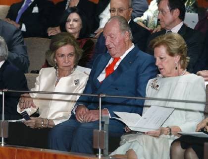 Spanish Emeritus Royal Couple Juan Carlos (C-R) and Sofia (C-L) arrive a concert offered by the orchestra of Reina Sofia Music academy on the occasion of the 80th anniversary of Queen Sofia in Madrid, Spain, 02 November 2018. Spain s Emeritus Queen Sofia turns 80 on 02 November 2018. Spain s Emeritus Queen Sofia turns 80 !ACHTUNG: NUR REDAKTIONELLE NUTZUNG!  Copyright: xJ.P.Gandulx GRAF118 20181102-636767841474259616