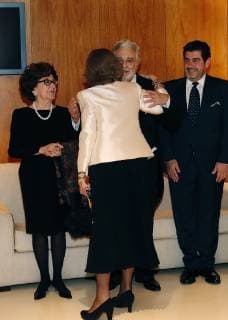 Spanish Emeritus Queen Sofia (3-R), greets Spanish tenor Placido Domingo (2-R) during a concert offered by the orchestra of Reina Sofia Music academy on the occasion of the 80th anniversary of Queen Sofia in Madrid, Spain, 02 November 2018. Spain s Emeritus Queen Sofia turns 80 on 02 November 2018. Spain s Emeritus Queen Sofia turns 80 !ACHTUNG: NUR REDAKTIONELLE NUTZUNG!  Copyright: xJ.P.Gandulx GRAF181 20181102-636767899219082055