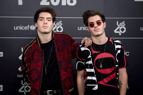 The Spanish duet Gemeliers arrive at the annual Los 40 Music Awards gala, at the Wizink Center, in Madrid, Spain, 02 November 2018. Los 40 Music Awards in Madrid !ACHTUNG: NUR REDAKTIONELLE NUTZUNG!  Copyright: xLucaxPiergiovannix GRAF266 20181102-636767937777666572