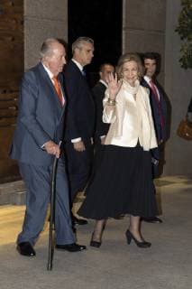 November 2, 2018 - Madrid, Spain - Queen Sofia of Spain and King Juan Carlos of Spain attend a concert to celebrate Queen Sofia s 80th birthday at the Superior School of Music Queen Sofia on November 2, 2018 in Madrid, Spain. Madrid Spain  - ZUMAn230 20181102_zaa_n230_529 Copyright: xOscarxGonzalezx
